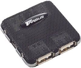Targus Super Mini USB 2.0 4-Port Hub 480 Mbit/s Black