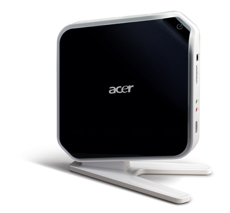 Acer Aspire AspireRevo R3610 Intel Atom® 330 4 GB 500 GB NVIDIA GeForce 9400 Windows 7 Home Premium PC Black, White