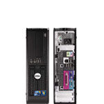 DELL OptiPlex 380SF Intel® Core™2 Duo E7500 2 GB DDR2-SDRAM 250 GB Intel® GMA 3100 Windows 7 Professional SFF PC