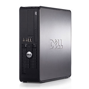 DELL OptiPlex 780DT Intel® Core™2 Duo E6300 2 GB DDR3-SDRAM 320 GB Intel® GMA 4500M Windows 7 Professional Desktop PC Black