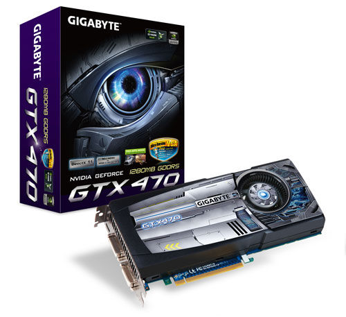 GIGABYTE GV-N470UD-13I graphics card NVIDIA GeForce GTX 470 1.25 GB GDDR5