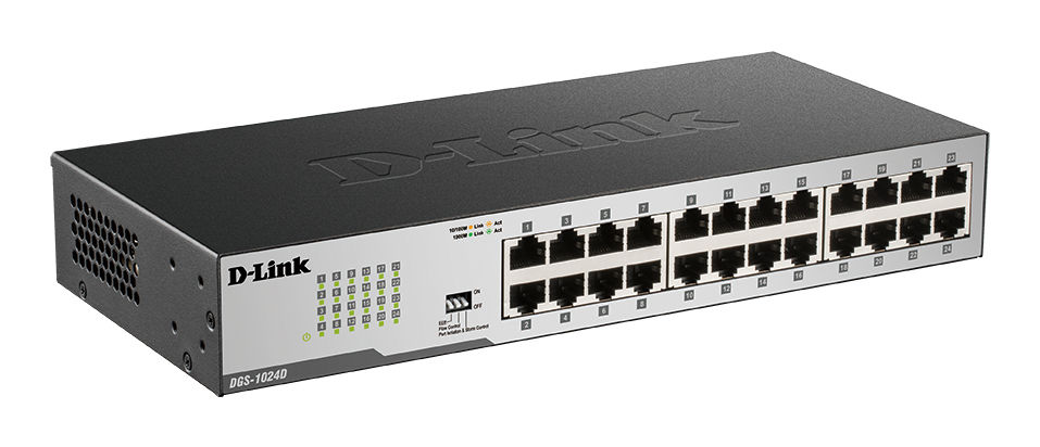 D-Link 24-Port Gigabit Unmanaged Desktop Switch