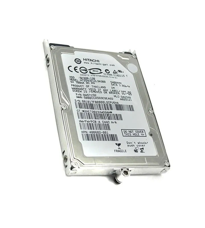 480602-001 - HP 120GB 5400RPM SATA 1.5Gb/s 8MB Cache 2.5" Hard Drive