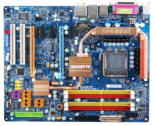 GIGABYTE GA-965P-DQ6 Intel P965+ ICH8R chipset LGA 775 (Socket T) ATX