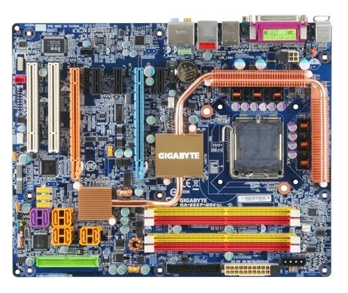 GIGABYTE GA-965P-DS4 Intel P965+ ICH8R chipset LGA 775 (Socket T) ATX