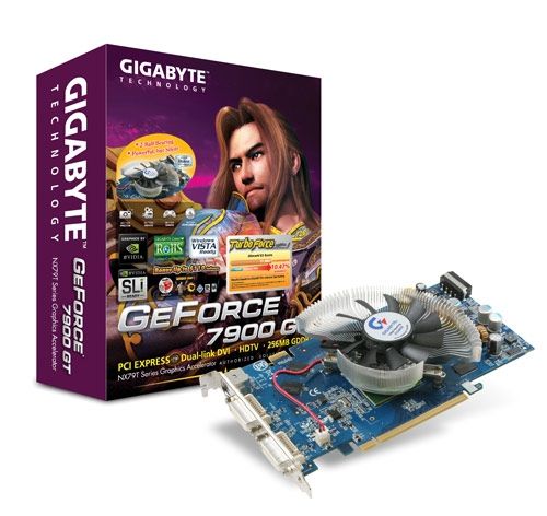 GIGABYTE GV-NX79T256DP-RH graphics card GDDR3