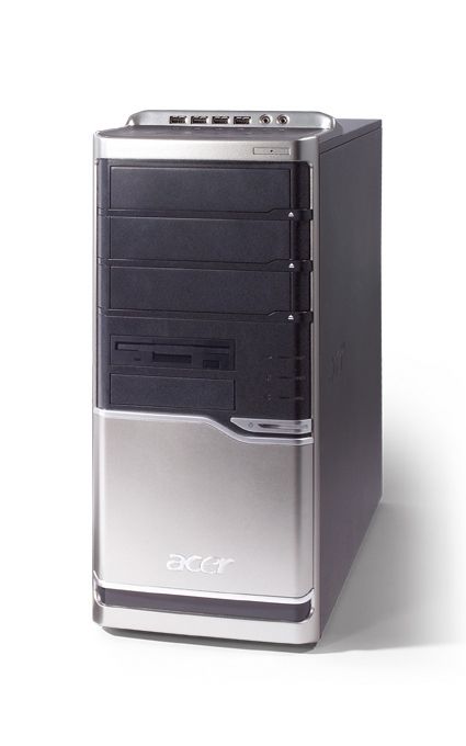 Acer Veriton 7800 Intel® Pentium® D 805 0.5 GB DDR2-SDRAM 80 GB Windows XP Professional Tower PC