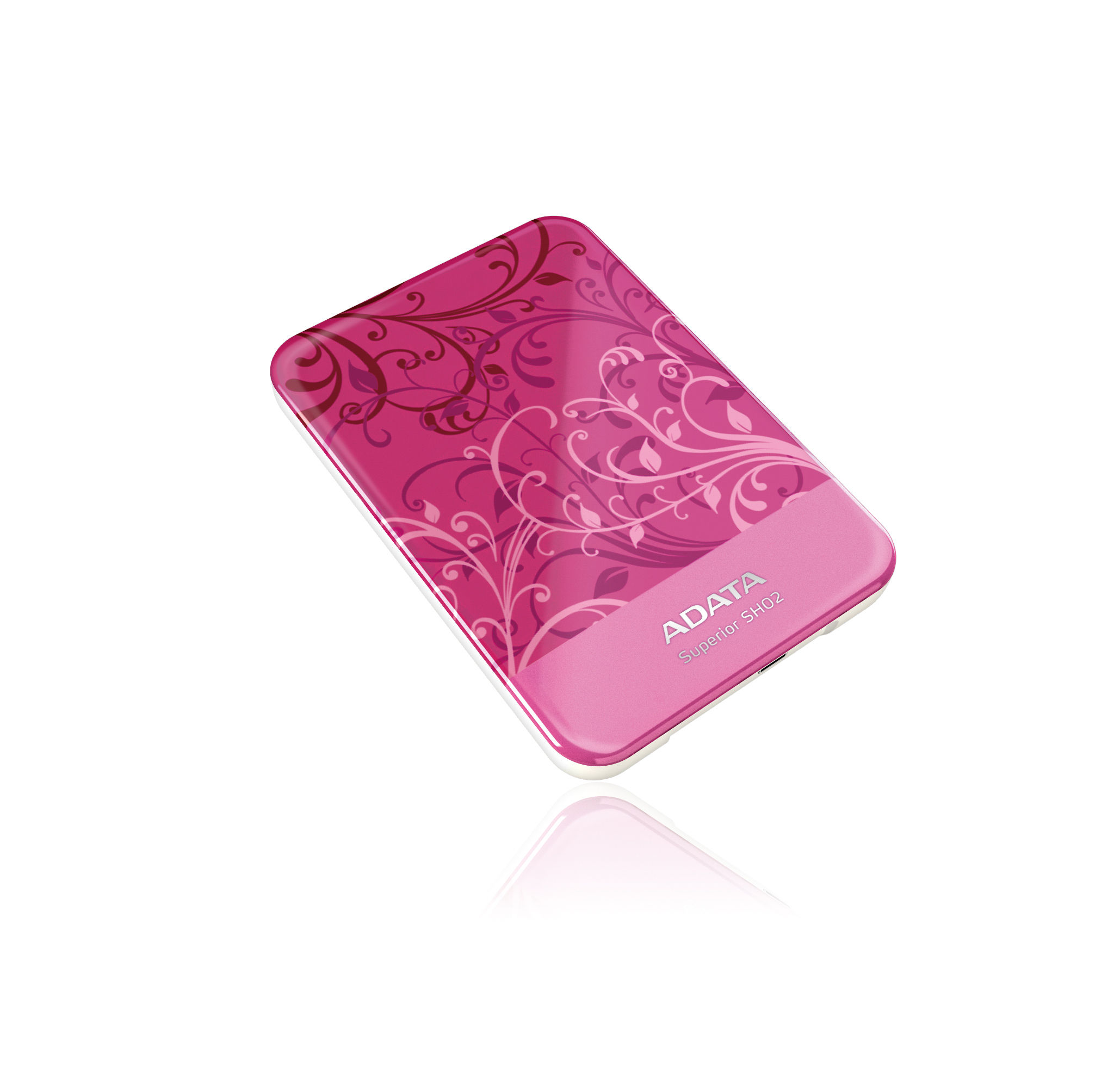 ADATA SH02 mini Portable 500GB external hard drive 2.5" USB 2.0 Pink