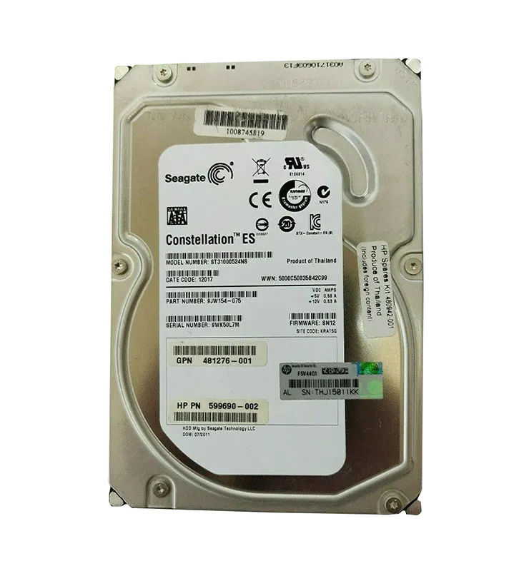 481276-001 - HP 1TB 7200RPM SATA 3Gb/s 3.5-in Hard Drive