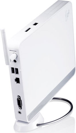 ASUS EeeBox EB1007 Intel Atom® D410 1 GB DDR2-SDRAM 160 GB Windows XP Home Edition Small Desktop PC White