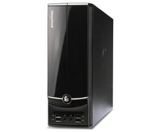 Acer eMachines EL1850 Intel® Celeron® E3300 2 GB DDR3-SDRAM 320 GB Intel® GMA X4500 Windows 7 Home Premium SFF PC Black