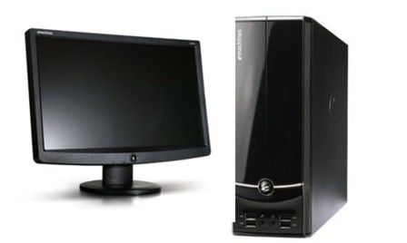 Acer eMachines EL1321-12M AMD Athlon LE-1660 1 GB DDR2-SDRAM 160 GB NVIDIA GeForce 6150 SE Windows 7 Starter Tower PC Black