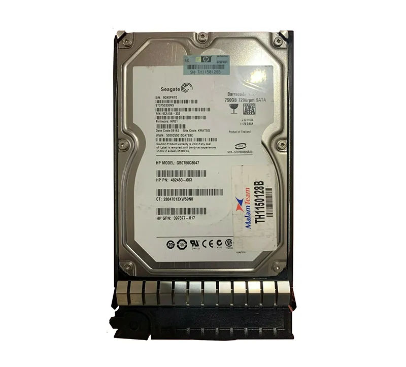 482483-003 - HP 750GB 7200RPM SATA 3Gb/s 3.5-in Hard Drive
