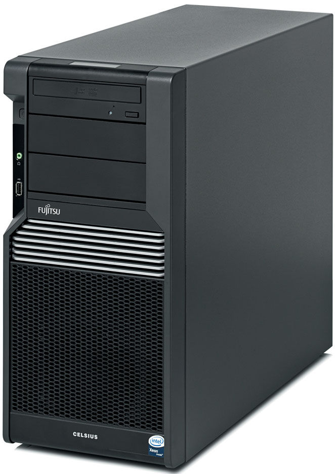 Fujitsu CELSIUS W480 Intel® Xeon® 3000 Sequence X3450 4 GB DDR3-SDRAM Windows 7 Professional Tower Workstation