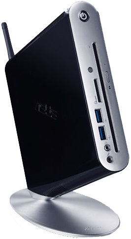 ASUS EeeBox EB1501P Intel Atom® D525 2 GB DDR3-SDRAM 250 GB NVIDIA® GeForce® GT 218 Windows 7 Home Premium Small Desktop PC Black