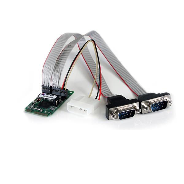 StarTech.com 2 Port RS232 Mini PCI Express Serial Card w/ 16950 UART