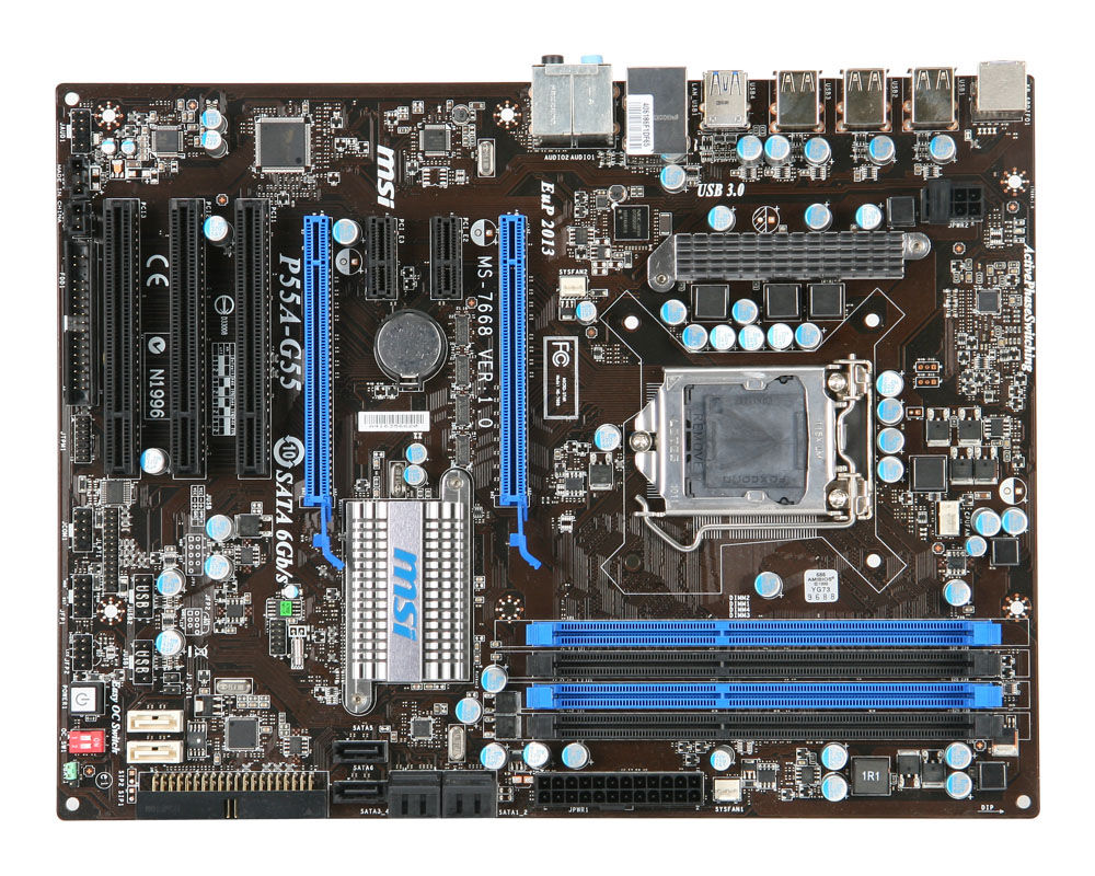 MSI P55A-G55 motherboard LGA 1156 (Socket H) ATX