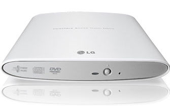 LG GP08NU6W optical disc drive White
