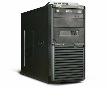 Acer Veriton Bundle M275 - DVD-RW Intel® Pentium® E5400 2 GB DDR3-SDRAM 160 GB Intel® GMA X4500 Windows 7 Professional Mini Tower PC Black