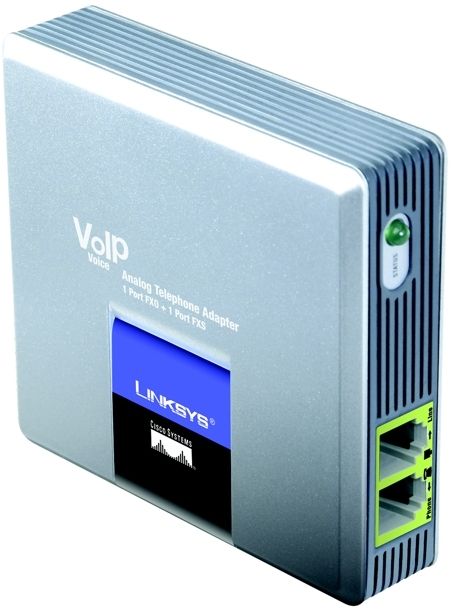 Linksys Telephone Adapter with 1 FXS & 1 FXO Port
