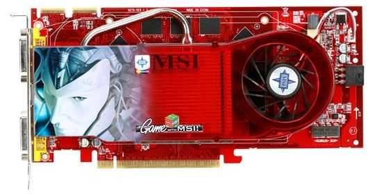 MSI RX1950PRO-T2D256E graphics card GDDR3