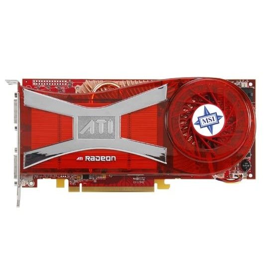 MSI RX1950XTX-VT2D512E graphics card GDDR4