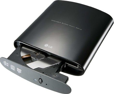 LG GP08NU6B optical disc drive Black