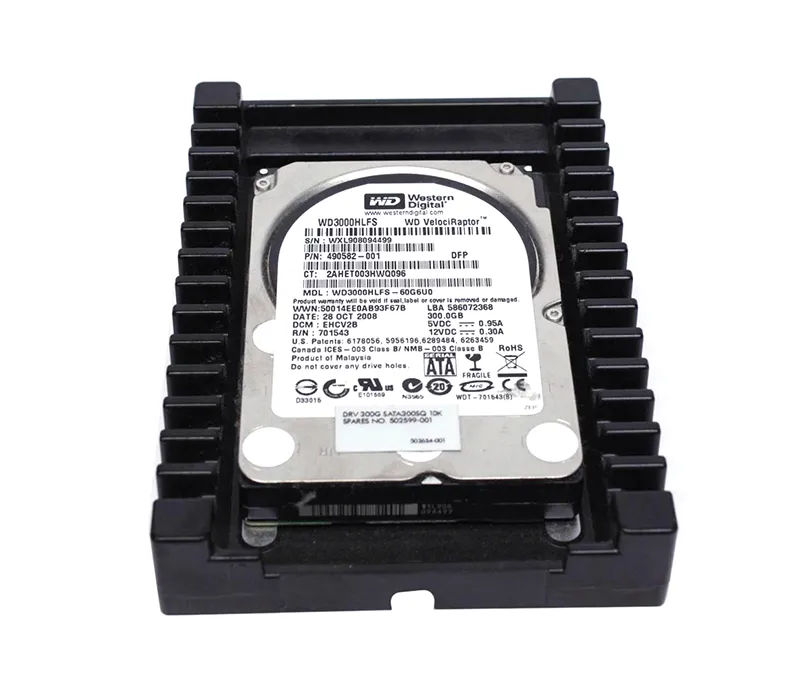 490582-001 - HP 300GB 10000RPM SATA 6Gb/s 3.5-in Hard Drive