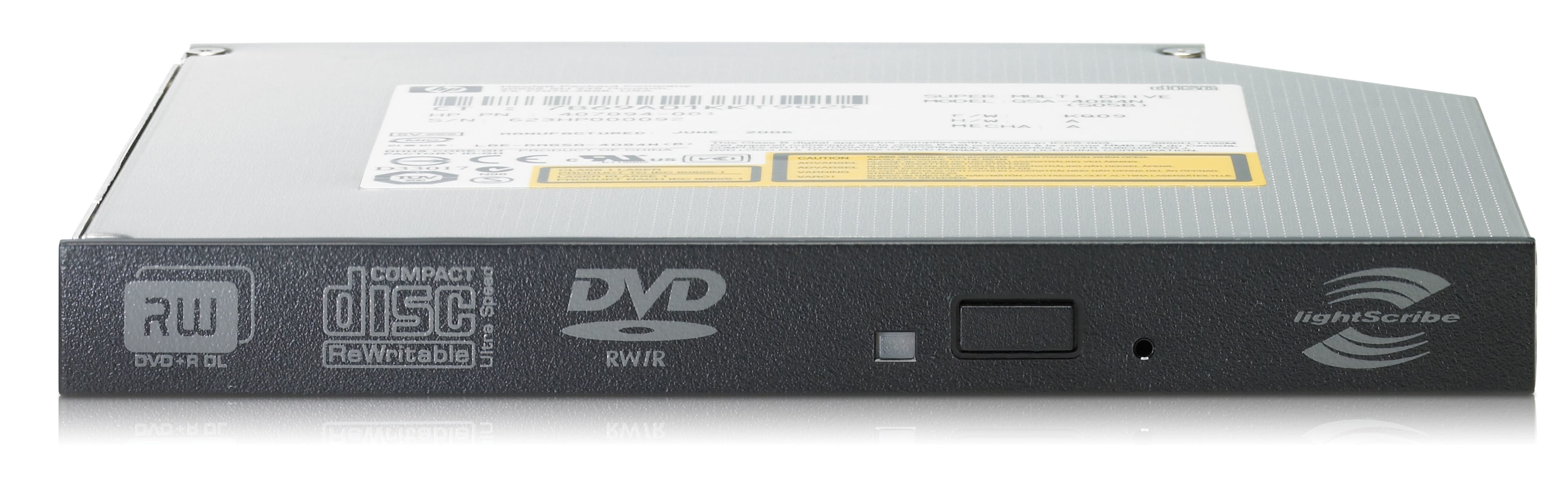 HP PATA Slim SuperMulti LightScribe DVD Writer Drive