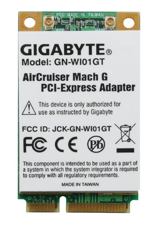 GIGABYTE GN-WI01GT network card 108 Mbit/s