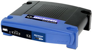 Linksys Annex B ADSL2 Gateway with 4-Port Switch gateway/controller