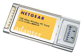 NETGEAR 108 Mbps wireless PC Card 108 Mbit/s