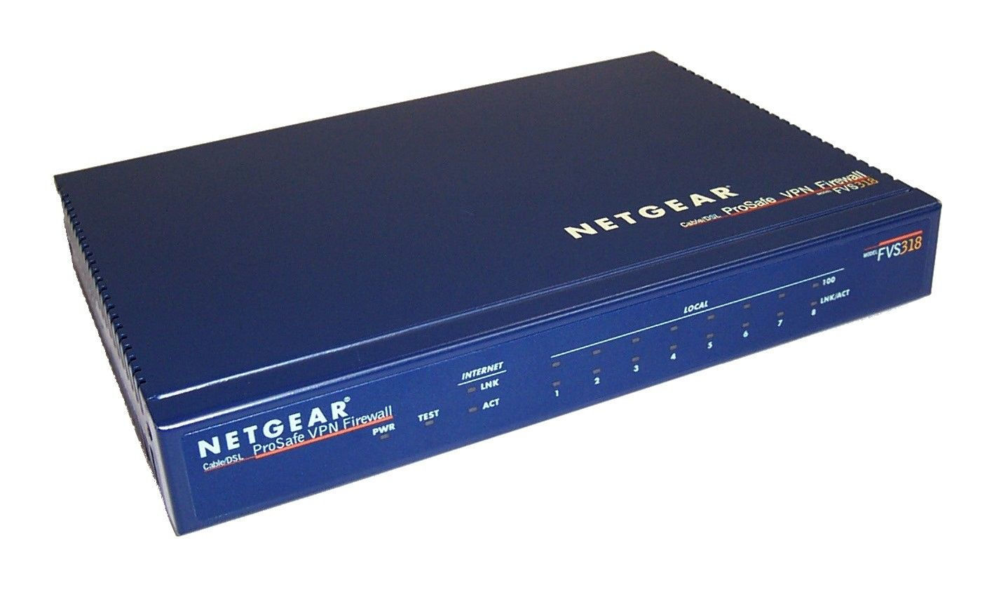 NETGEAR ProSafe FVS318 wired router Fast Ethernet Blue