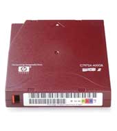HP ultrium2 400 GB pre-labelled media Blank data tape