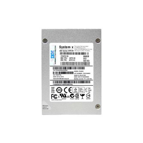 IBM 49Y6139 800GB SAS 500MB/s 100K IOPS SSD