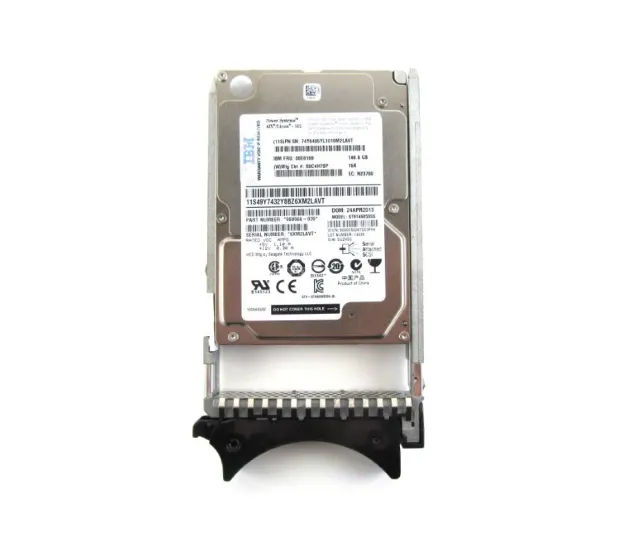 49Y7432 - IBM 146GB 15000RPM SAS 6Gb/s 2.5-Inch Hard Drive