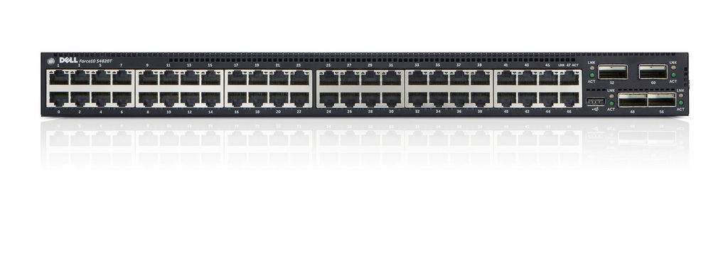 4CPDY - Dell S4820T 48x Ports 10GBase-T 4x QSFP+ Network Switch
