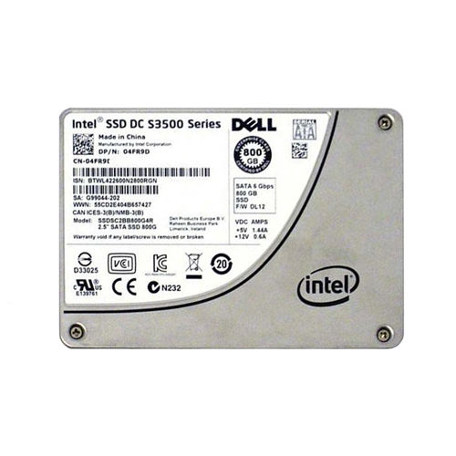 4FR9D - Dell 800GB DC S3500 2.5 inch MLC 6Gb/s SATA SSD
