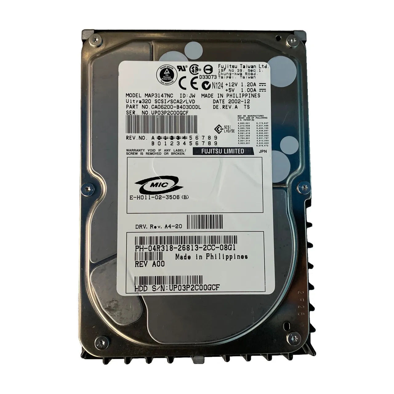 Dell 4R318 146GB 10000RPM Ultra-320 SCSI Hard Drive