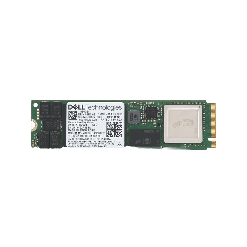 4RCH6 - Dell 960GB PCI Express NVMe TLC M.2 2280 Solid State Drive