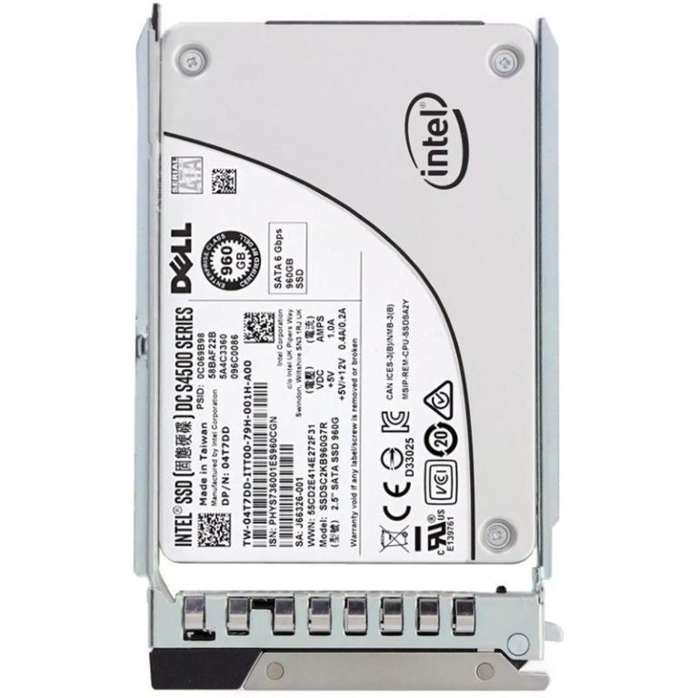 4T7DD - Dell 960GB SATA Triple-Level Cell SFF 2.5" Solid State Drive