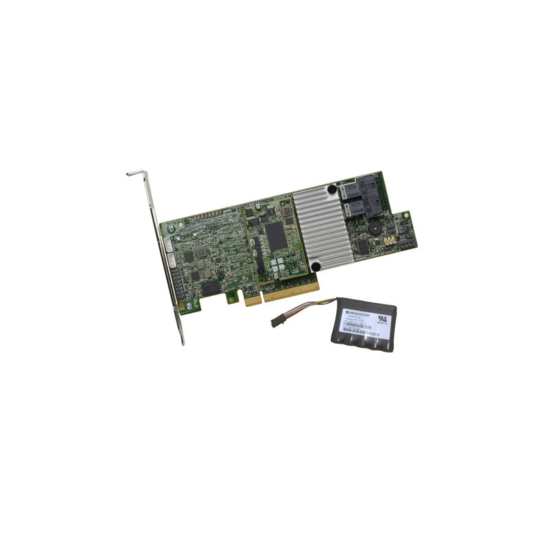 4Y37A09722, Lenovo ThinkSystem RAID 730-8i 2GB Flash PCIe 12Gb Adapter, RAID Controller