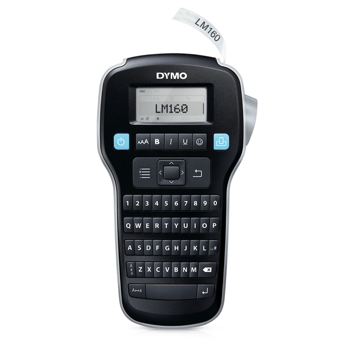 DYMO LabelManager 160 label printer Thermal transfer 160 x 160 DPI 12 mm/sec D1