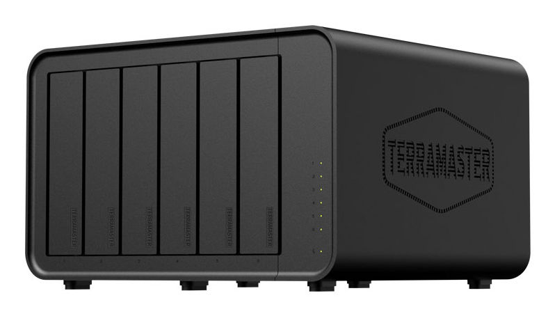 TerraMaster F6-424 MAX NAS/storage server Desktop Intel® Core™ i5 i5-1235U 8 GB DDR5 Black