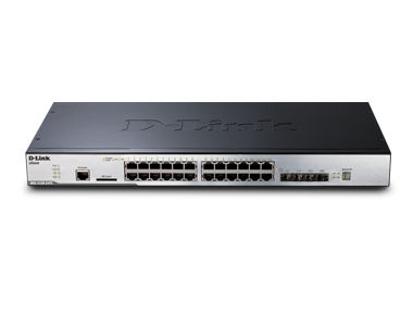 D-Link DGS-3120-24TC Managed L2+ Gigabit Ethernet (10/100/1000) Black, Grey