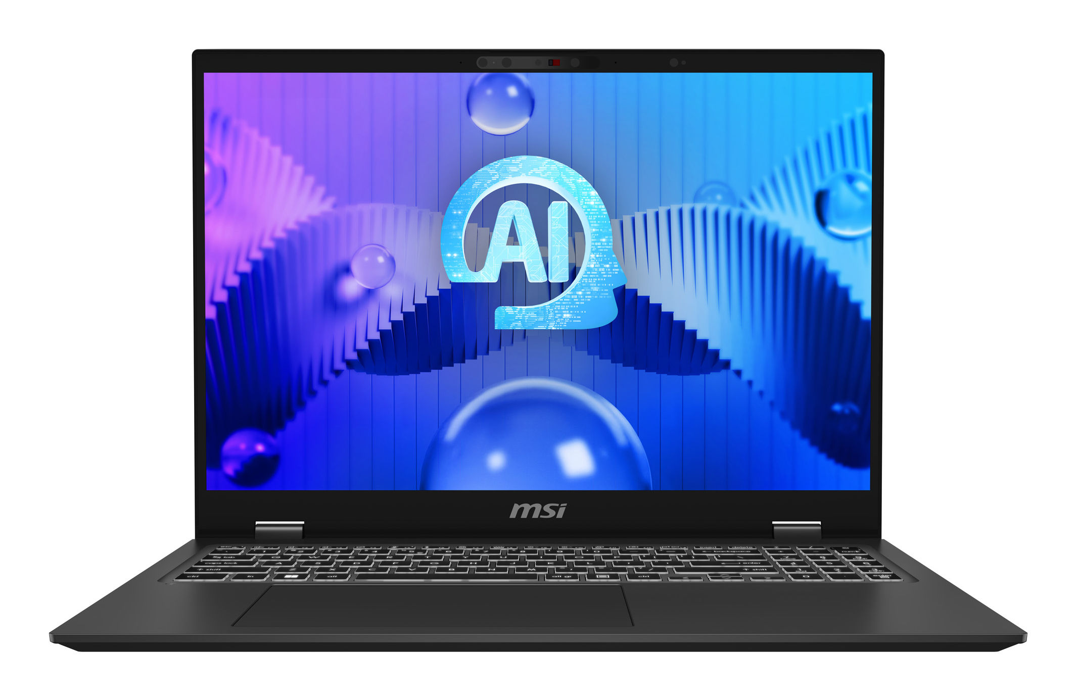MSI Prestige 16 AI EVO B1MG-048US laptop Intel Core Ultra 9 185H 40.6 cm (16") Quad HD+ 32 GB LPDDR5-SDRAM 2 TB SSD Wi-Fi 7 (802.11be) Windows 11 Pro Grey