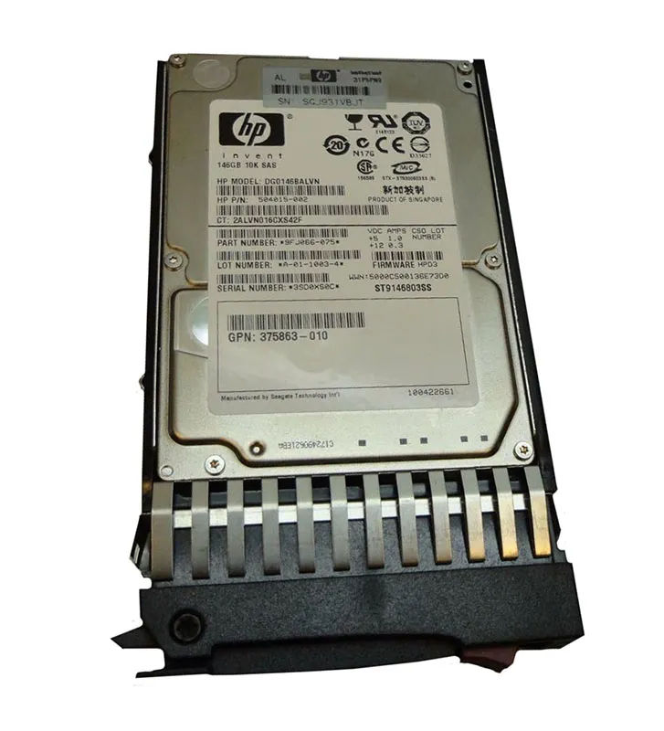 504015-002 - HP 146GB 10000RPM SAS 3Gb/s 2.5-in Hard Drive