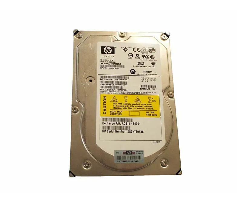 5065-5236 - HP 72.8GB 15000RPM SCSI 320MB/s 3.5-in Hard Drive