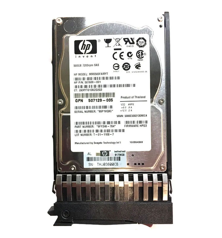 HP 507129-005 MM0500FAMYT 500GB 7200RPM SAS SFF HDD