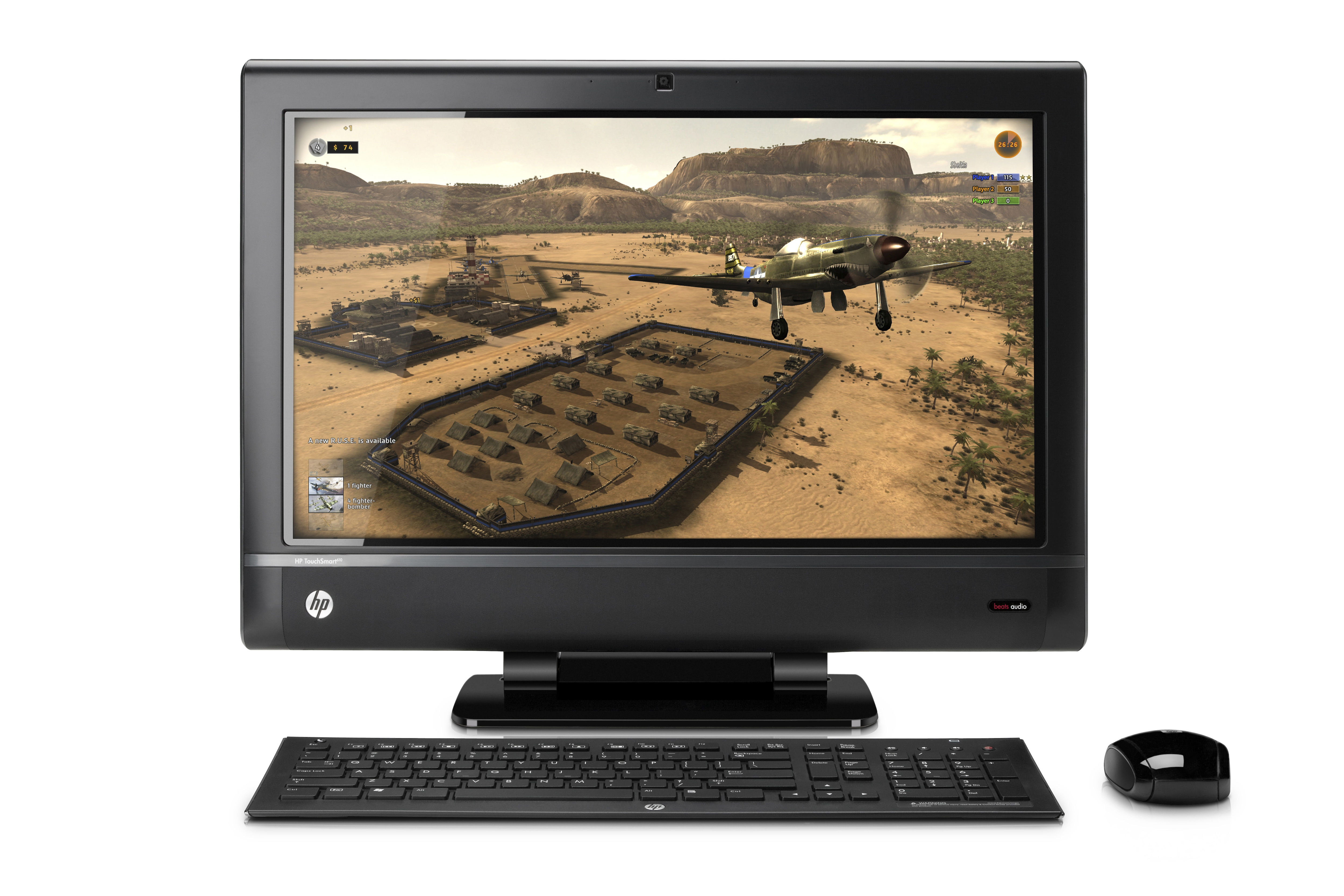 HP TouchSmart 610-1000uk Intel® Core™ i3 i3-550 58.4 cm (23") 1920 x 1080 pixels 4 GB DDR3-SDRAM 750 GB Intel® HD Graphics Windows 7 Home Premium Black